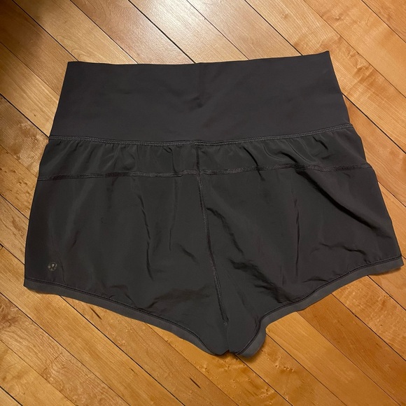 Lululemon High Waisted Grey Shorts - Picture 2 of 2